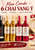 Combo 6 chai vang Ý siêu ưu đãi