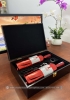 Set quà tặng tết hộp sơn mài 2 chai rượu vang Ý 1933 Ruby