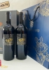 Quà tặng hộp 2 chai rượu vang Ý 1933 Semi Dolce kèm phụ kiện 