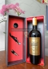 Quà tặng hộp 1 chai rượu vang Pháp Nicolas kèm phụ kiện