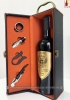 Bộ quà tặng tết hộp da 1 chai rượu vang Ý Di Matteo