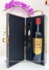 Set quà tặng tết hộp sơn mài 1 chai rượu vang Ý Gianluca