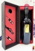 Hộp đựng 1 chai rượu vang kèm bộ phụ kiện + túi giấy