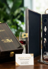 Set quà tặng tết hộp sơn mài 1 chai rượu vang Ý 1922