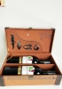 Set quà tặng hộp da 2 chai rượu vang Ý Mondovino Rosso kèm bộ phụ kiện