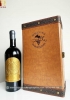 Set quà tặng hộp da 2 chai rượu vang Ý Tolucci 17 kèm bộ phụ kiện