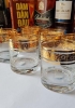 Bộ ly uống whisky mạ vàng họa tiết hoa mai Crystalite 300ml