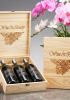 Quà tặng cao cấp 3 chai vang Chile La Roca