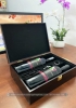 Set quà tặng tết hộp sơn mài 2 chai rượu vang Ý Mondovino Semi