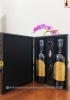 Set quà tặng tết hộp sơn mài 2 chai rượu vang Ý Tolucci 17
