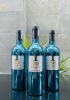 Bộ quà tặng tết hộp gỗ mặt da 1 chai rượu vang Ý 1933 Blue