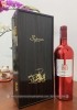 Set quà tặng tết hộp sơn mài 1 chai rượu vang Ý 1933 Ruby