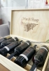Quà tặng cao cấp hộp gỗ 6 chai rượu vang Ý Capello