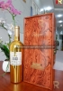 Set quà tặng tết hộp sơn mài 1 chai rượu vang Ý 1933 Topaz
