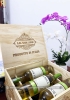 Quà tặng hộp gỗ 6 chai rượu vang Chile La Roca