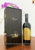 Set quà tặng tết hộp sơn mài 1 chai rượu vang Ý Tolucci 17