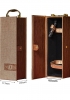 Hộp da PU đơn đựng 1 chai rượu vang